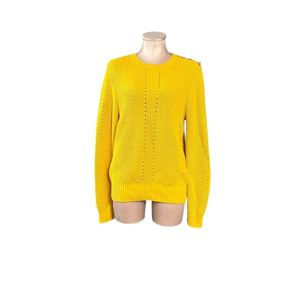Ted Baker yellow sweater in size 3 (equivalent to size 8). EUC. Beautiful - Picture 5 of 15